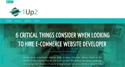 Desktop Screenshot of 1up2p.com