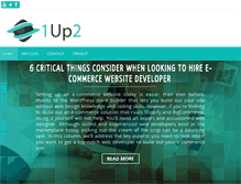 Tablet Screenshot of 1up2p.com